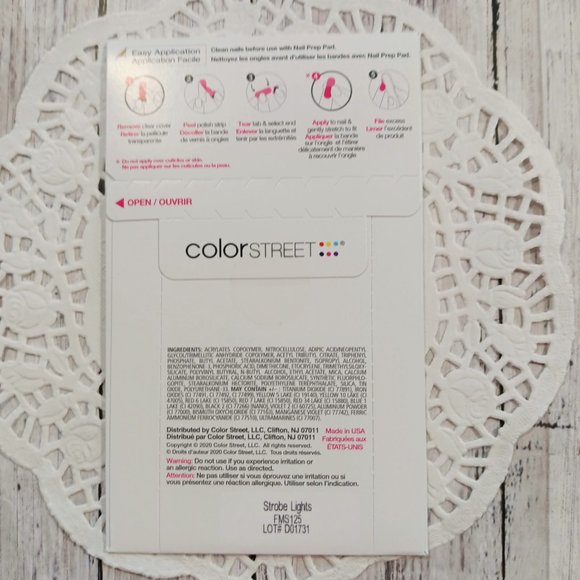 Color Street 100% Nail Polish Strips Strobe Lights Duochrome RETIRED - Picture 4 of 7